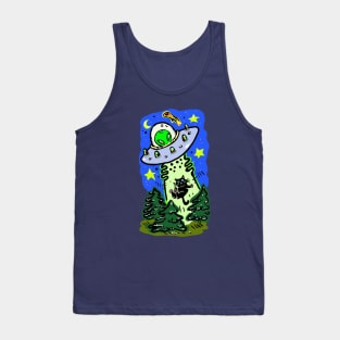 Kitty Cat Alien Abduction Tank Top